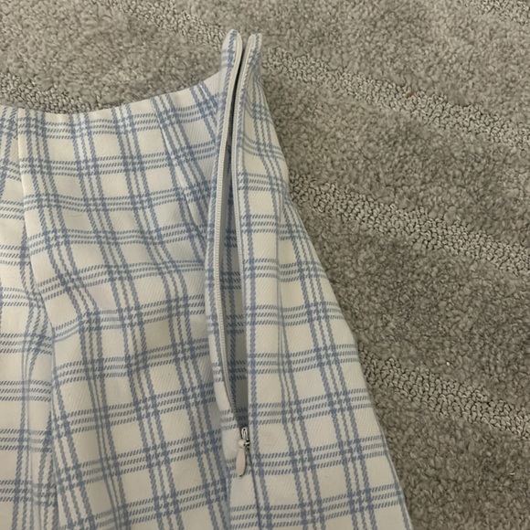 Pacsun blue and white plaid skirt new with tags - Picture 5 of 5
